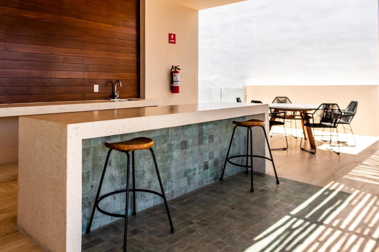 Big Studio At Kaab By The Beach With Roof Top Pool, Sauna And Jacuzzi Near Paseo Del Carmen Mall Playa del Carmen Exterior foto
